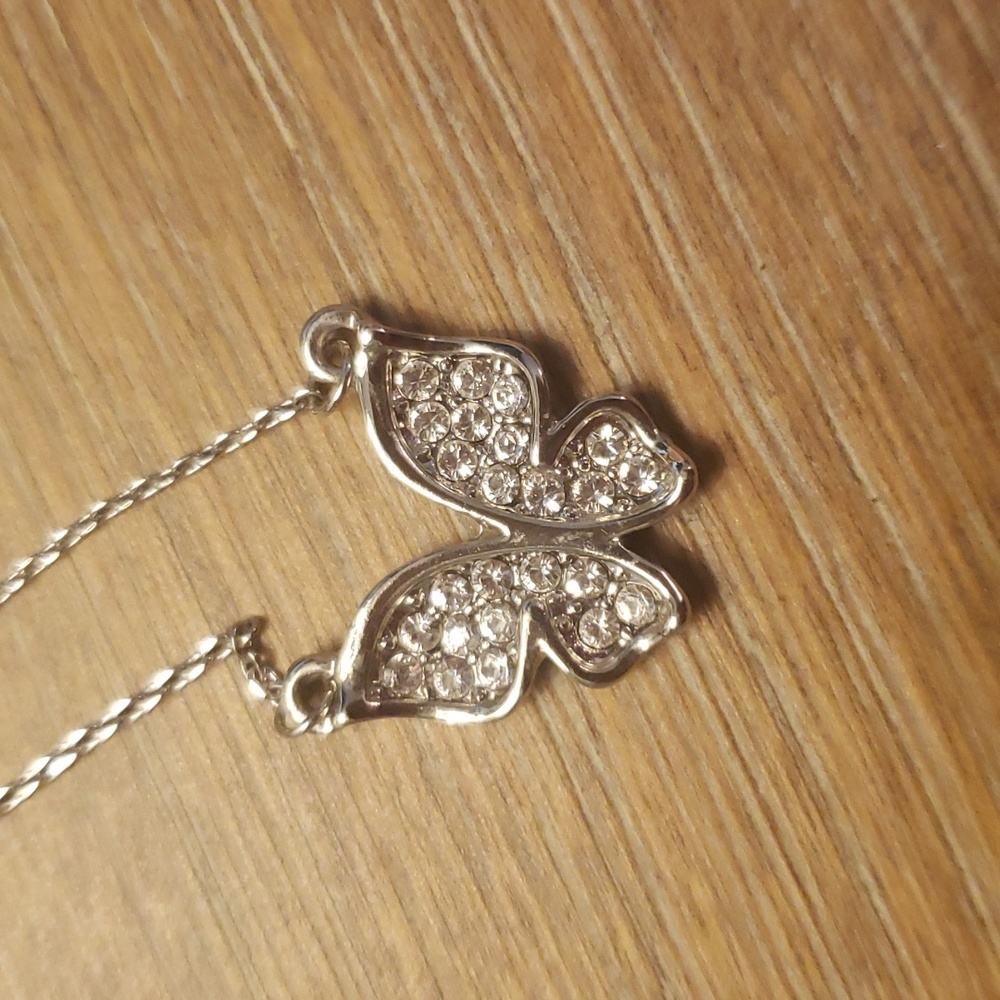 Crystal Butterfly Necklace